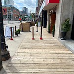 Obstruction - Public Road/Walkway at 10232 103 Street NW
