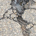 Potholes at 1493 Jefferys Crescent NW