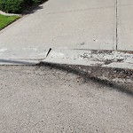 Sidewalk Concern at 611 Butterworth Wynd Nw, Edmonton T6 R 2 G8