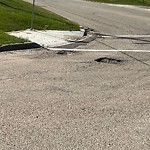 Potholes at 3707 97 Street NW