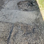 Potholes at 9323 94 Street NW