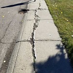 Sidewalk Concern at 4711 151 Street NW