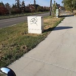 Graffiti Public Property at 101 Michener Park NW