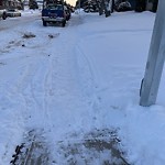 Winter Sidewalk Concern at 9126 152 Street NW
