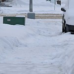 Winter Sidewalk Concern at 3417 37 Street NW