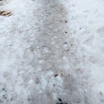 Winter Sidewalk Concern at 9521 118 Avenue NW