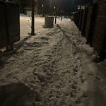 Winter Sidewalk Concern at 424 Windermere Road NW