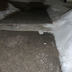 Winter Sidewalk Concern at 13315 116 Street NW