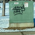 Graffiti Public Property at 14105 94 Street NW