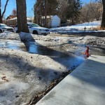 Winter Sidewalk Concern at 10193 92 St Nw, Edmonton T5 H 1 T1