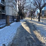 Winter Sidewalk Concern at 9503 101 Avenue NW