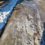 Winter Sidewalk Concern at 3207 112 Avenue NW