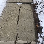 Winter Sidewalk Concern at 4316 147 Street NW