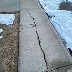 Winter Sidewalk Concern at 12441 53 Street NW