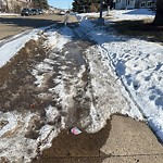 Winter Sidewalk Concern at 3531 18 Avenue NW