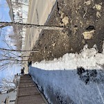 Winter Sidewalk Concern at 4275 24 St NW