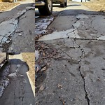 Winter Sidewalk Concern at 2103 39 Street NW