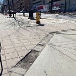 Winter Sidewalk Concern at 10246 104 Street NW