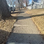 Winter Sidewalk Concern at 12009 44 Street NW