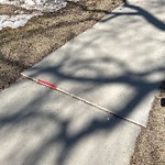 Winter Sidewalk Concern at 7604 149 Street NW