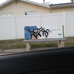 Graffiti Public Property at 2503 106 Street NW