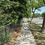 Obstruction - Public Road/Walkway at 9701 154 Street NW