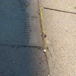 Sidewalk Concern at 10026 112 Street NW