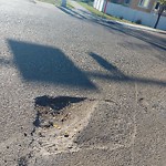 Potholes at 17215 104 Street NW