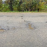 Potholes at 1811 66 Avenue NW