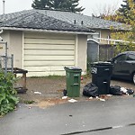 Overflowing Garbage Cans at 7743 82 Ave NW