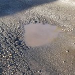 Potholes at 10436 52 Street NW