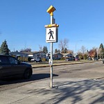 Traffic Sign at 6010 90 Ave Nw, Edmonton, Ab T6 B 0 P2, Canada