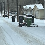 Overflowing Garbage Cans at 8808 Rowland Road NW