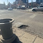 Potholes at 10216 124 Street NW