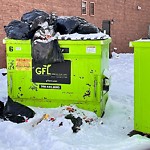 Overflowing Garbage Cans at 5603 Riverbend Road NW