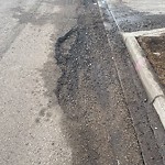Potholes at 16908 100 Street NW