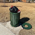 Overflowing Garbage Cans at 4330 126 Avenue NW