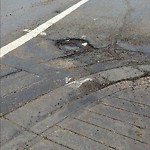 Potholes at 13704 87 Street NW