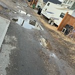 Pooling water due to Depression on Road at 9227 95 Street NW