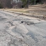 Potholes at 10227 50 Street NW