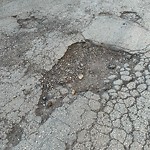 Potholes at 17119 92 Street NW