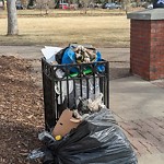 Overflowing Garbage Cans at 10925 97 Avenue NW
