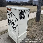 Graffiti Public Property at 9020 76 Avenue NW