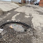 Potholes at 8908 162 Street NW