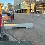 Obstruction - Public Road/Walkway at 10355 Jasper Avenue NW