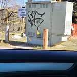Graffiti Public Property at 9830 142 St Nw, Edmonton, Ab T5 N 2 N4, Canada