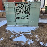 Graffiti Public Property at 12022 102 Avenue NW