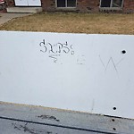 Graffiti Public Property at 15816 121 Street NW