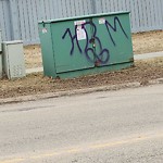 Graffiti Public Property at 5904 38 Avenue NW
