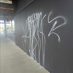 Graffiti Public Property at 8603 Stadium Road NW